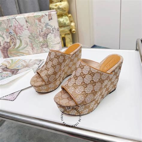 dép đế cao gucci|dép gucci 2024.